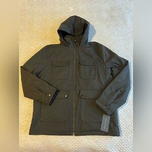 NWT $195 Tommy Hilfiger Black Coat Size XL
